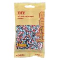 Hama 207-91 - prążkowany mix - 1000 koralików midi