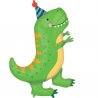 Balon Foliowy Uśmiechnięty Dinozaur - Dino-Mite Party - 66 x 86 cm