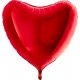 Czerwone Serce, bardzo duże, 91 cm - balon foliowy Grabo
