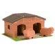 Teifoc 4015 - Zagroda z owieczkami - Ceramiczne cegiełki - EAN 4250503610893