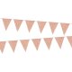 Girlanda Brokatowe Flagietki - Rose Gold - 6 metrów