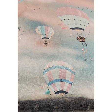 Narzutka przedszkolaka, Vintage ballons, Grey, La Millou