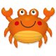 Balon foliowy Krab - 24 cale