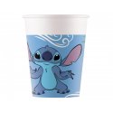 Kubeczki papierowe "Stitch & Angel" - 8 sztuk - 200 ml