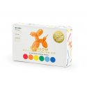 Balony do modelowania Pastelowe - Zestaw z pompką - mix kolorów