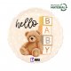 Balon foliowy Teddy Bear - Hello Baby - 18 cali
