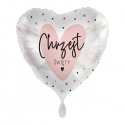 Balon Serce - Chrzest Święty - 43 cm