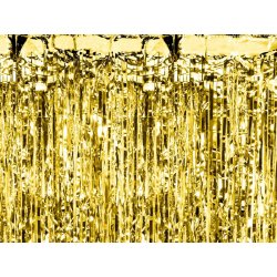 Kurtyna Party - Złota - 90 x 250 cm