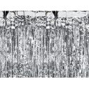 Kurtyna Party - Srebrna - 90 x 250 cm