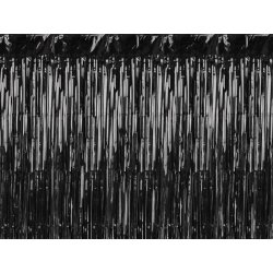 Kurtyna Party - Czarna - 90 x 250 cm