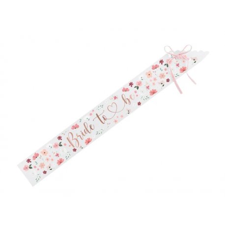 Szarfa na Wieczór Panieński - Bride to Be - 76 cm