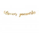 Złoty Banner "Wieczór Panieński" - 150 x 21,5 cm