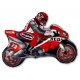 Balon foliowy Motor (Czerwony) - 24 cale