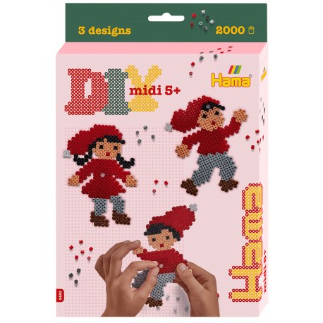 Koraliki Hama 3450 - Świąteczne elfy