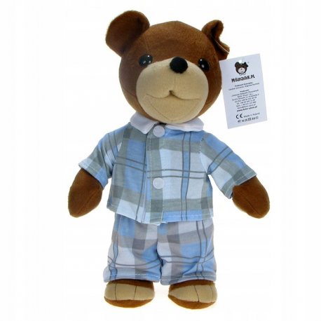 Miś uszatek w piżamce, oryginalny, 30cm