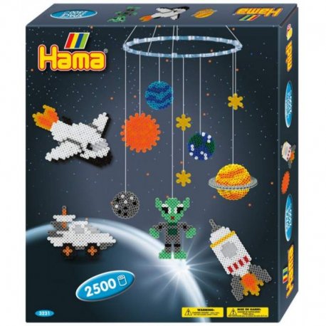 Hama 3231 - KOSOMOS i PLANETY - koraliki midi w pudełku