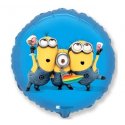 Balon Minions Party na hel lub powietrze - 45 cm