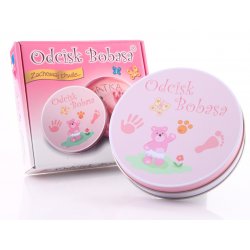 Odcisk bobasa - wersja różowa
