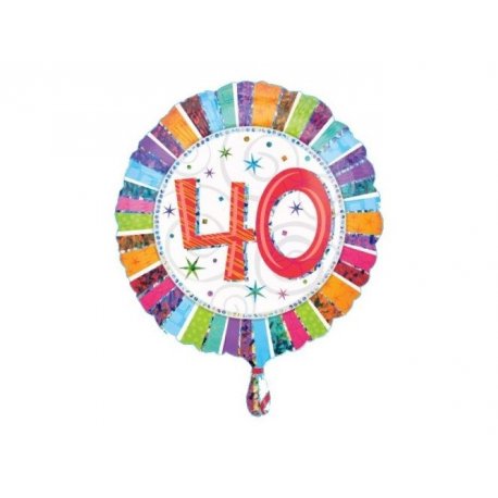 Balon urodzinowy z helem - 30te urodziny