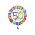 Balon Foliowy, Okrągły na 50-te Urodziny
