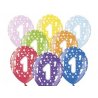 Balon 30cm Jedynka - lateksowy, różne kolory