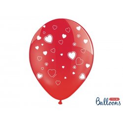 Balon SERCA Crystal Poppy Red Lateksowy