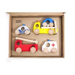 Drewniane samochodziki dla dzieci - Bajo 41110Z