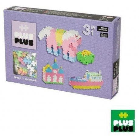 Klocki Plus Plus - Mini Pastel 3w1 480 szt. 