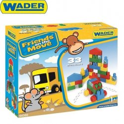 Wader 54300 - Klocki Baby - Friends on the Move