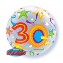 Qualatex Balon na 30 urodziny Okrągły jak piłka plażowa - 56 cm