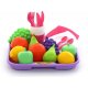 Polesie 46970 - Owoce i naczynia z tacą - Wader Quality Toys