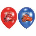 6 balonów Cars (Samochody) - 11" 27,5 cm - balony lateksowe