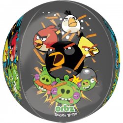 Balon foliowy, kula - Angry Birds 38x40 cm Orbz