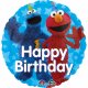 Balon foliowy 17" Ulica Sezamkowa, Elmo Happy Birthday