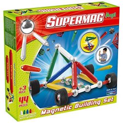 Supermag Maxi Koła 44 el - Klocki Magnetyczne 
