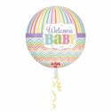 Welcome BABY Balon Orbz - 38 cm x 40 cm