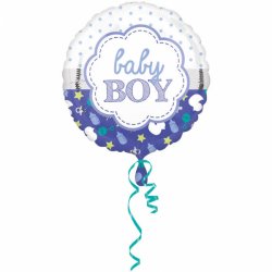 Balon Narodziny Dziecka Baby Boy - dla chłopczyka - Koala 43 cm