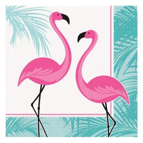 Serwetki papierowe "Flamingo" 16 szt., 33x33cm,
