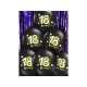 18 & Crazy czarne Balony na 18 stke - 30cm