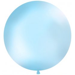 Balon okrągły Gigant o średnicy 100cm - Pastel Błękit