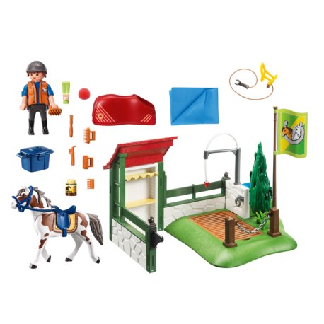 Playmobil Myjnia dla koni - lista akcesoriów