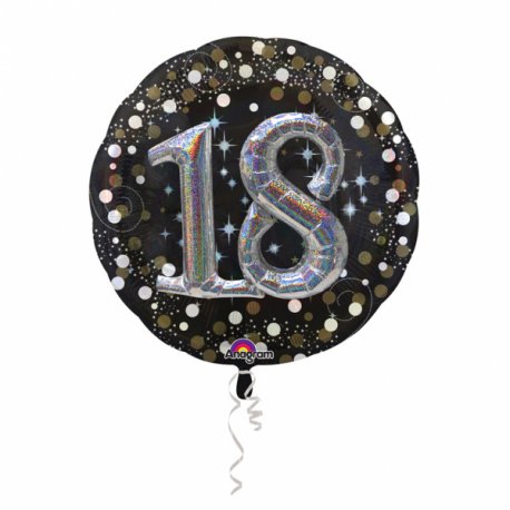 Balon na 18 urodziny Efekt 3-D Duży 81 cm