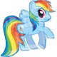 Balon kucyk Rainbow Dash z bajki My Little Pony, duży