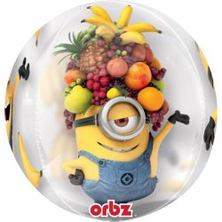 Balon Orbz Kula - Minionki - 38 x 40 cm - 16 cali 