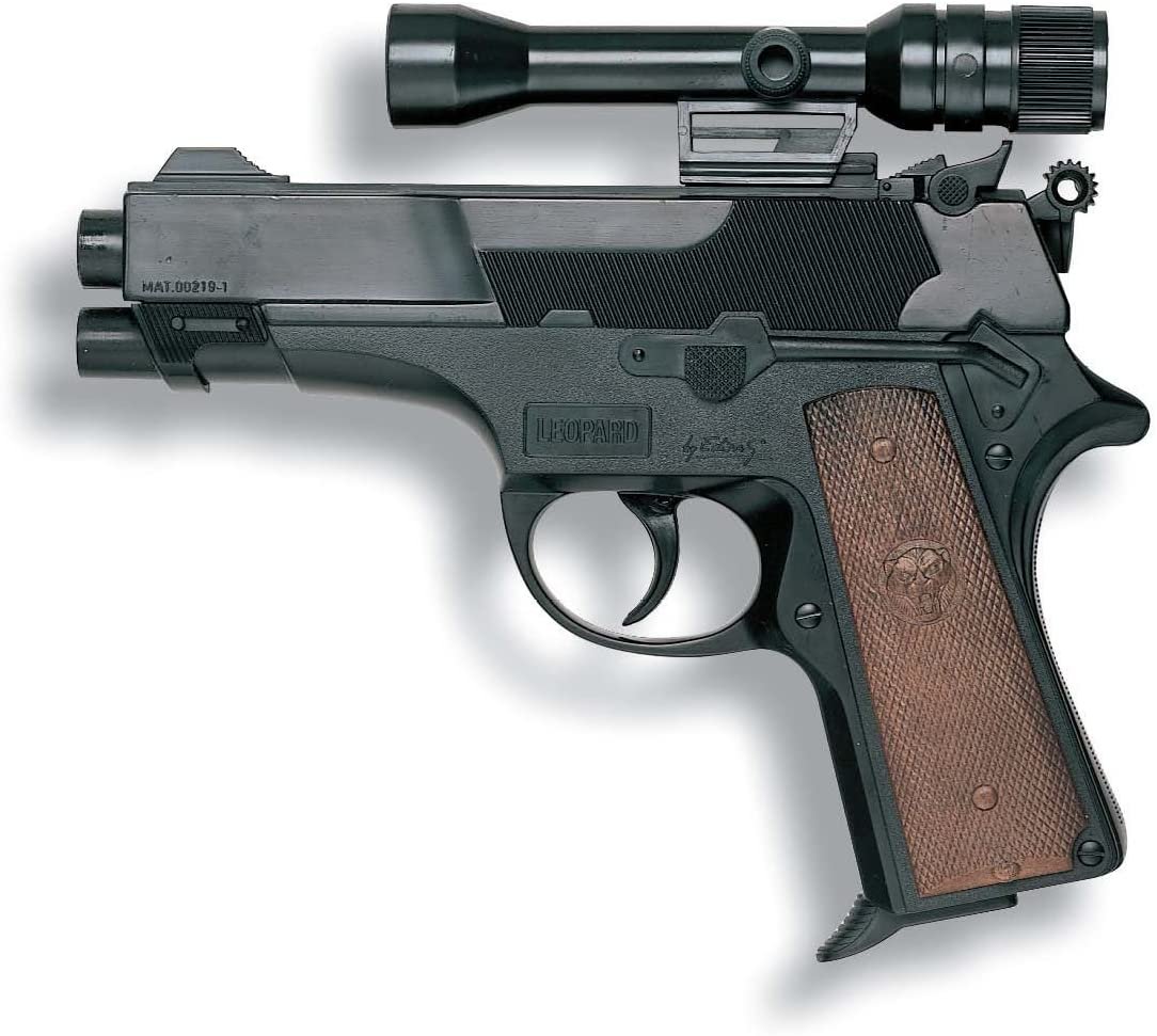 Pistolet na kapiszony LEOPARDMATIC z celownikiem - Edison ref. 219