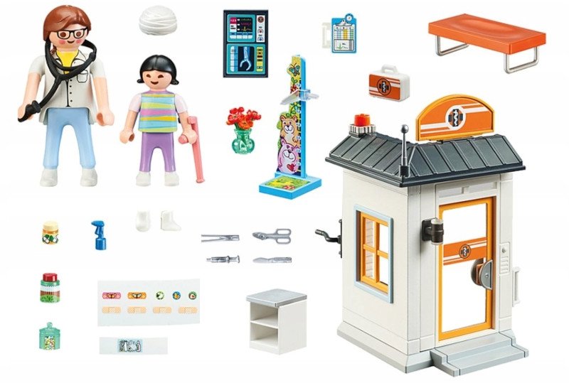 Playmobil 70818 - Lekarz Pediatra - Wykaz elementów w zestawie