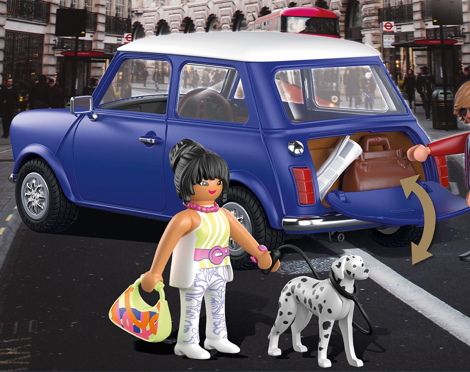 Playmobil 70921 - Mini Cooper z otwieranym bagażnikiem