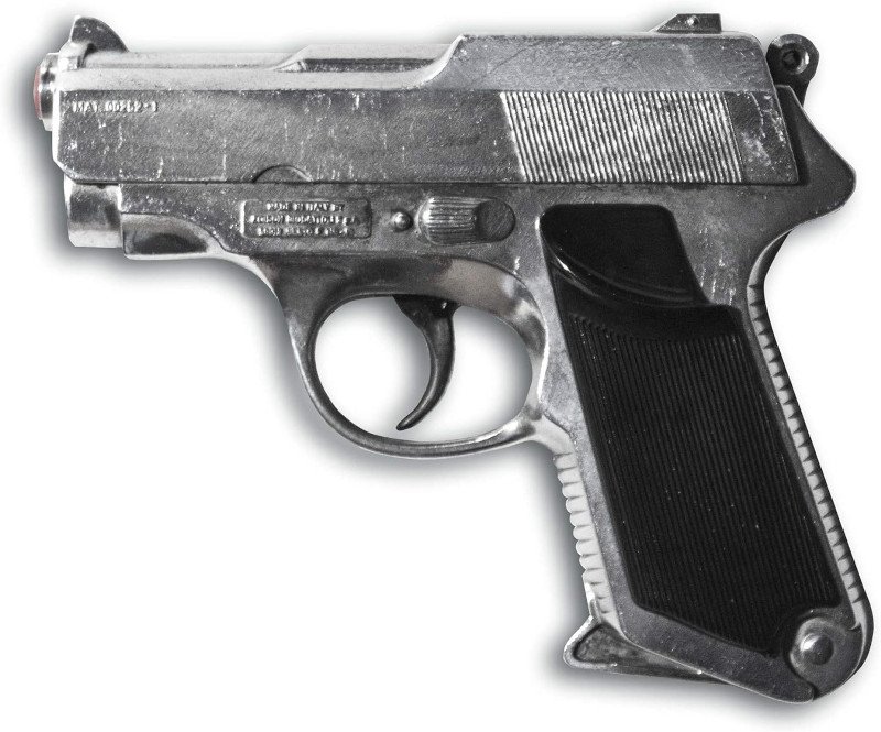 Metalowy pistolet na kapiszony - Sharkmatic - Edison Giocattoli