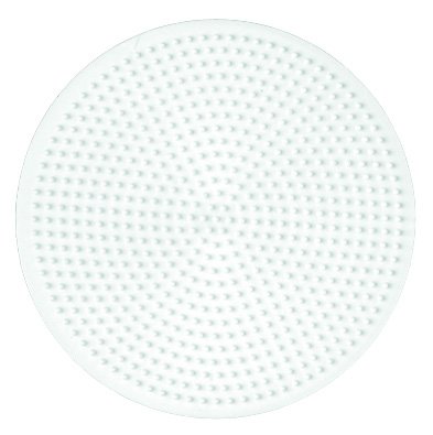 Hama 221 - Duża biała podkładka w kształcie koło do koralików w rozmiarze midi / pyssla