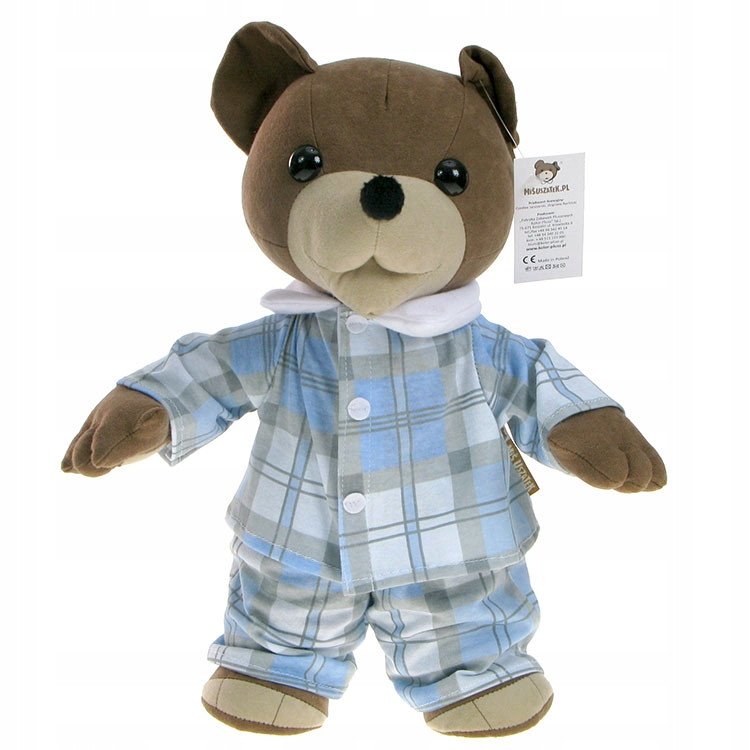 Maskotka Miś Uszatek w piżamce - 43 cm - oryginalny